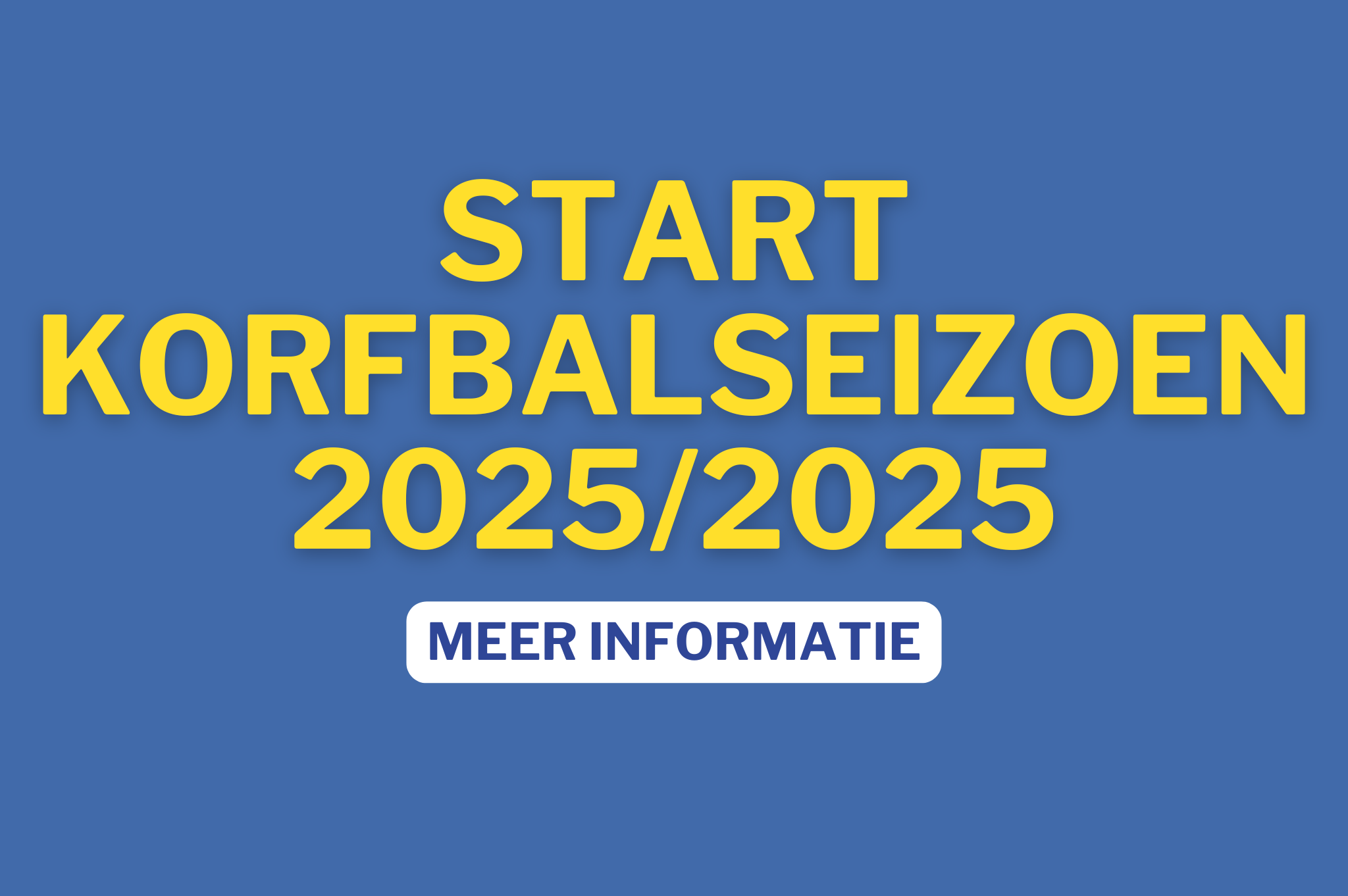 Start korfbalseizoen 2025/2026