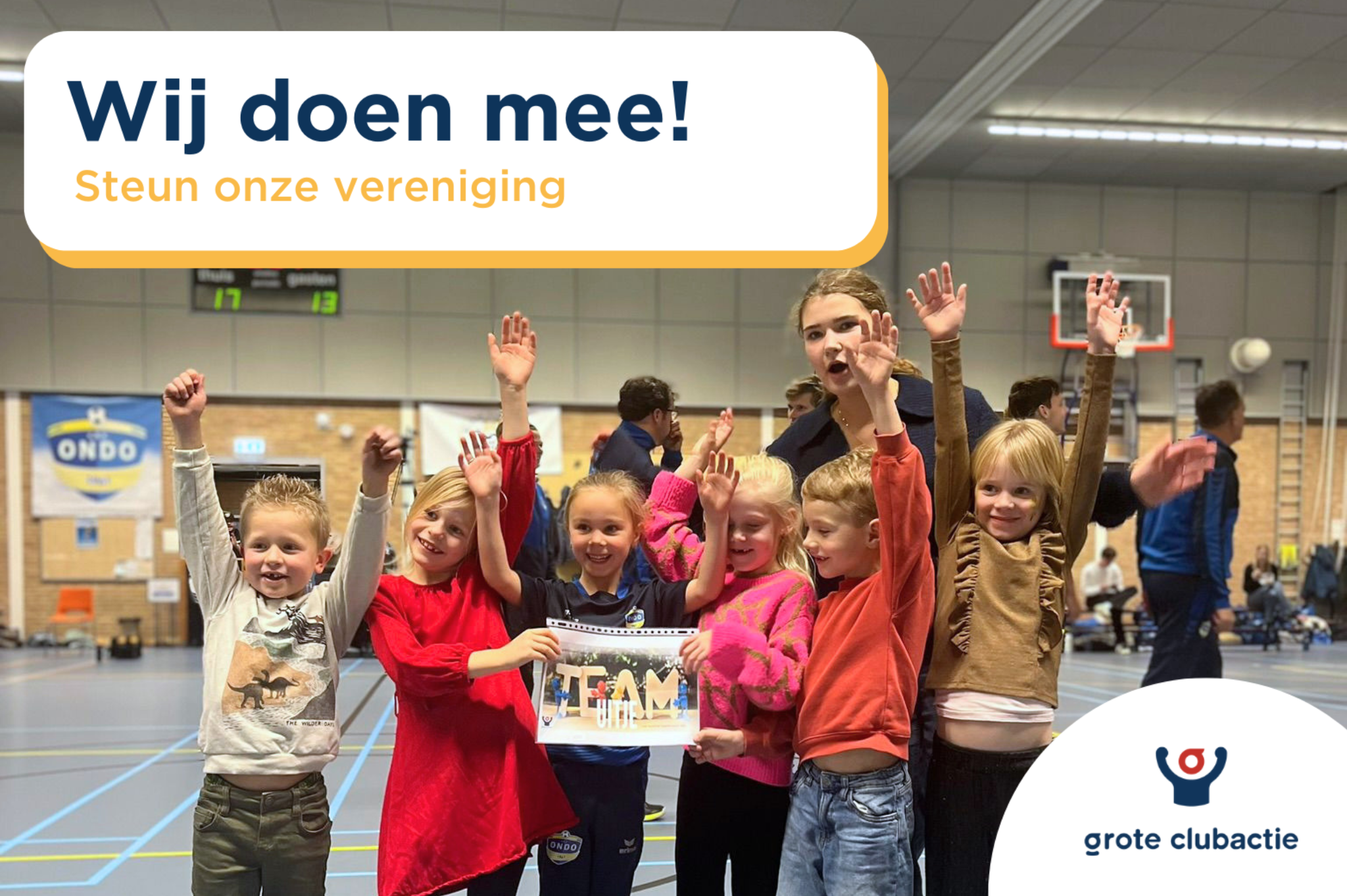 De Grote Clubactie gaat weer van start!