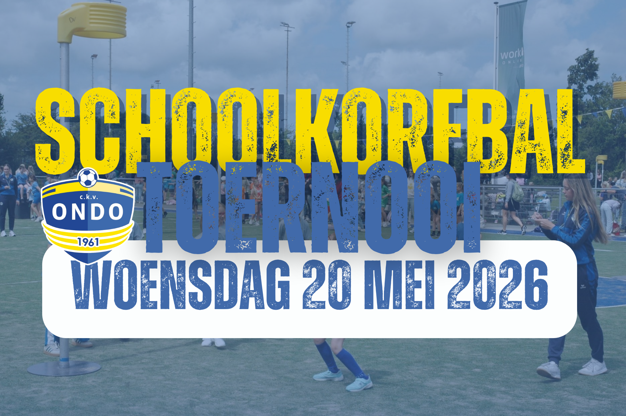 In Staet Schoolkorfbaltoernooi 2026 bij CKV ONDO