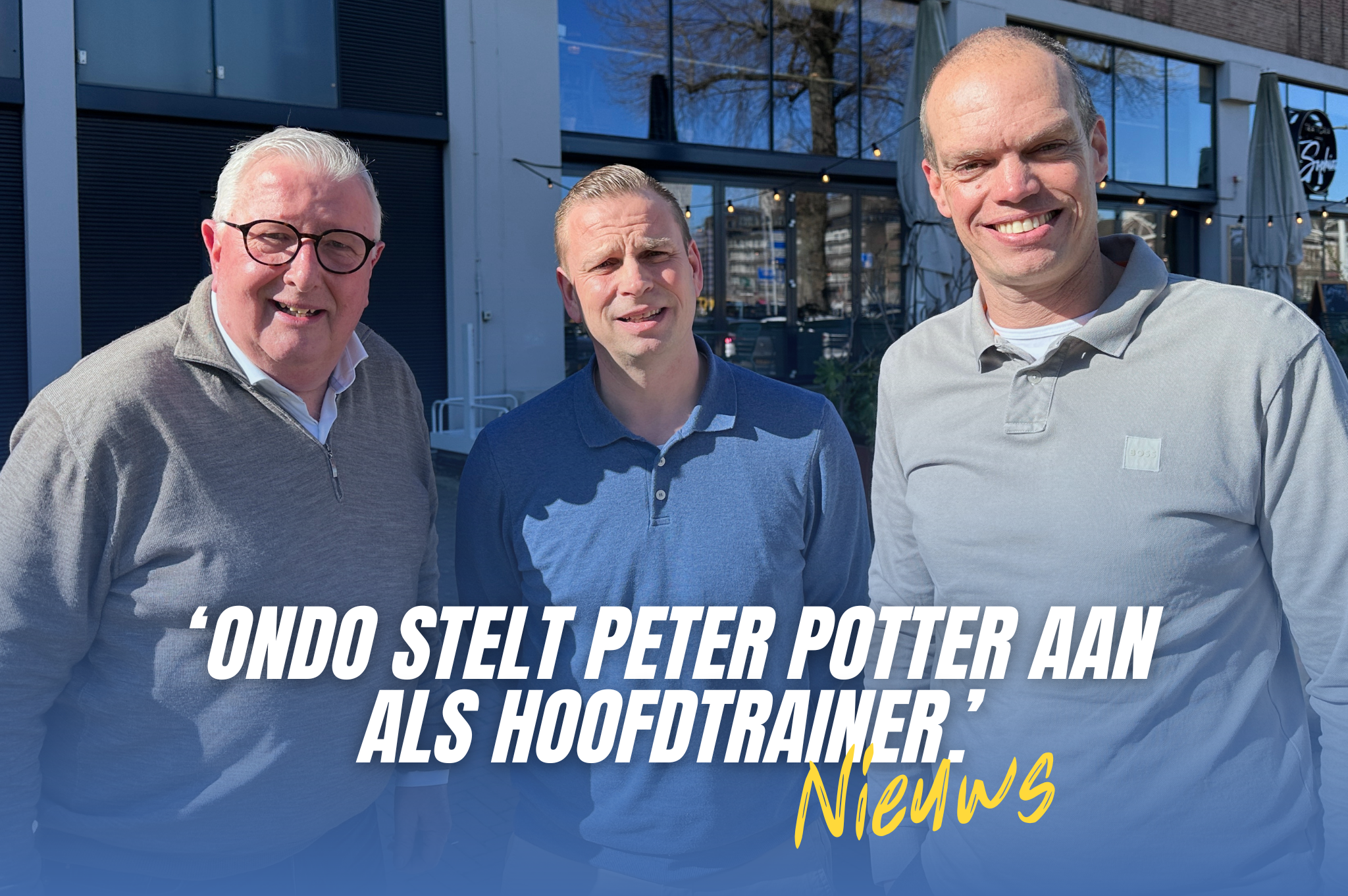 ‘ONDO stelt Peter Potter aan als hoofdtrainer.’